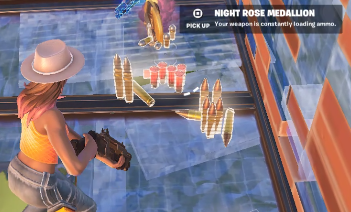 Fortnite Ch6:S1 Medallions - Night Rose Medallion