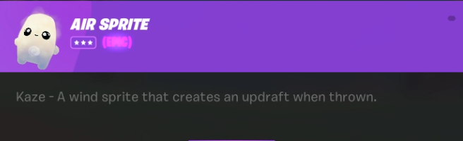 Fortnite Ch6:S1 Mobility - Air sprite