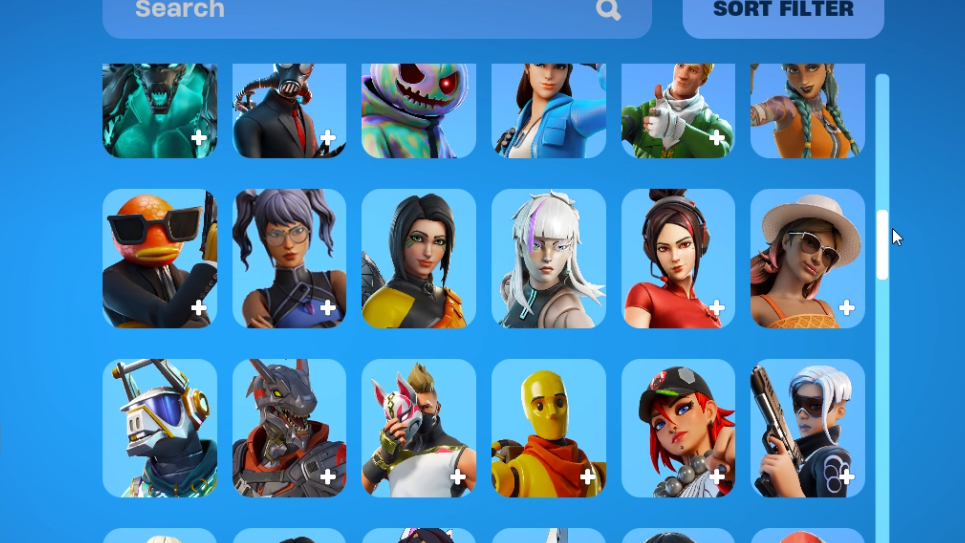 Fortnite skins