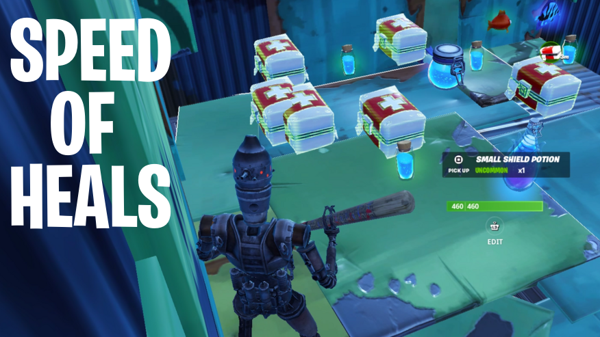 Speed of heals in Fortnite