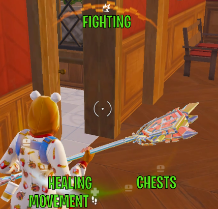 Using Visual Sound Effects in Fortnite - fighting, healing, movement, and chests
