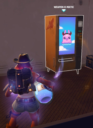 Vending and Mending machines in Fortnite