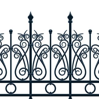 Wrought Iron Fencing — Art Nouveau Fence in Louisville, KY