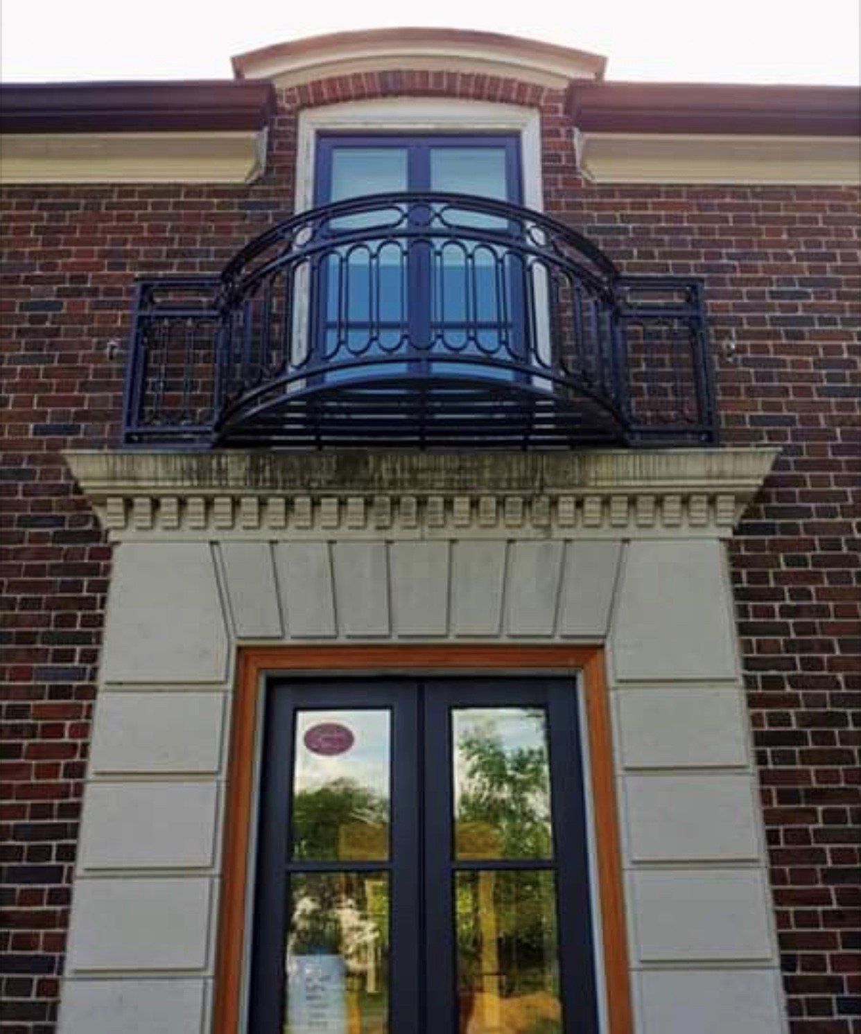 Iron Furniture — Blue Fence in Balcony in Louisville, KY