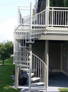 Staircase Railing — Outdoor Spiral Staircase in Louisville, KY