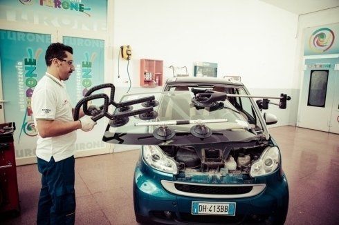 Cambio del cristallo