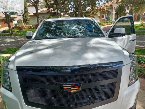 White Cadillac Escalade — Fort Pierce, FL — Integrity Auto Glass, LLC