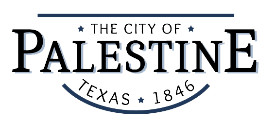 A logo for the city of palestine in texas