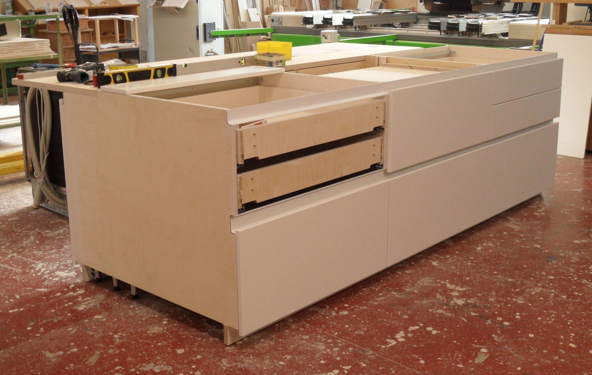 casse e cassetti cucina in multistrato di betulla