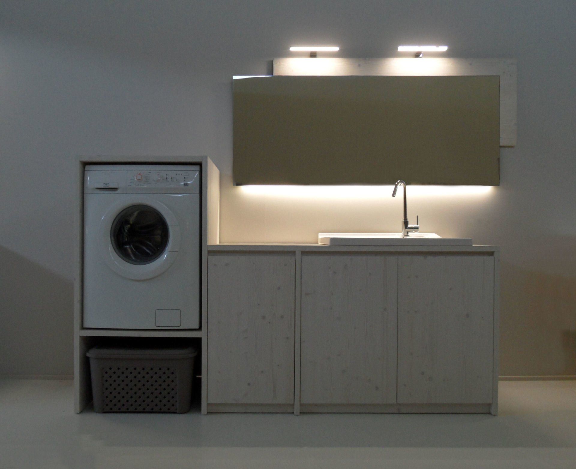 Mobili lavanderia in Massello Serie MAMMUT