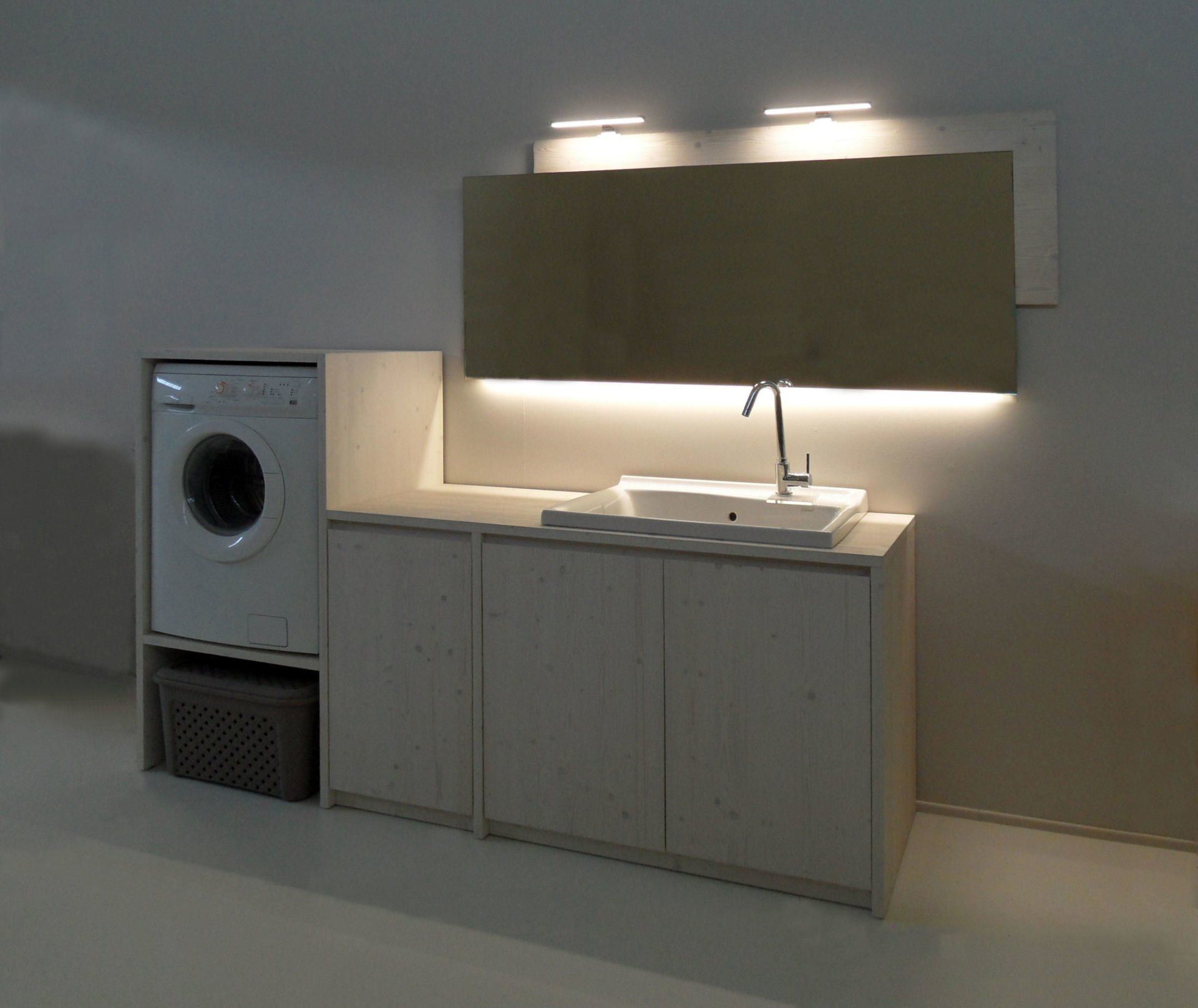 Mobili lavanderia in Massello Serie MAMMUT