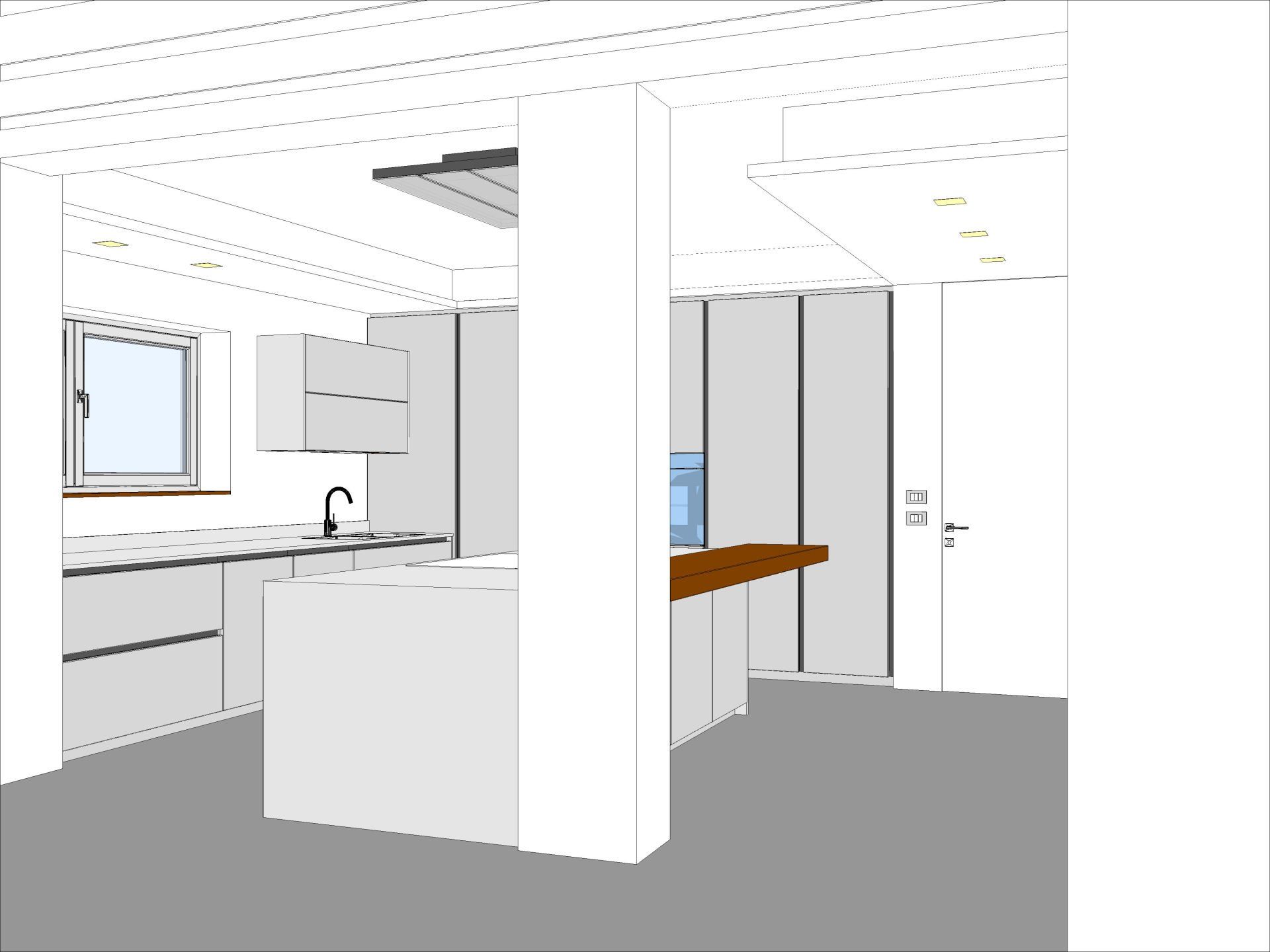 Progetto cucina Casello di Godego 02