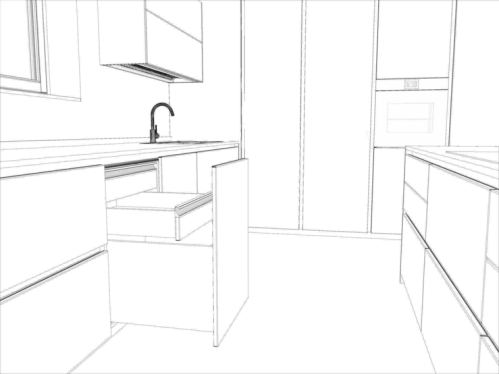 Progetto cucina Casello di Godego 05