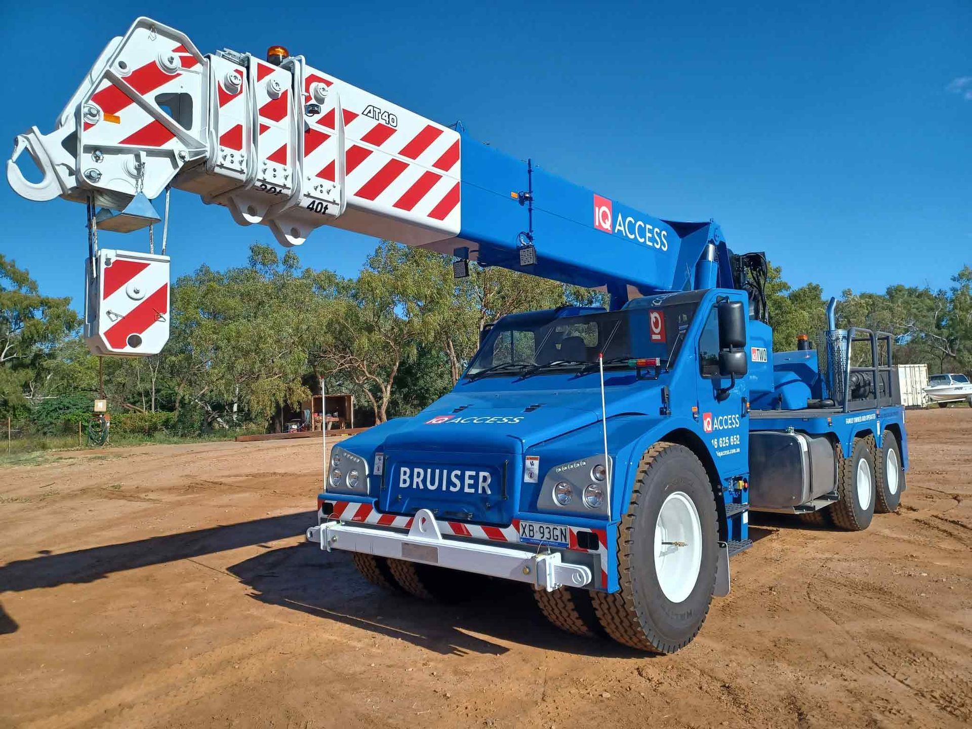 Blue Crane Truck — Digital Printing in Mount Isa, QLD