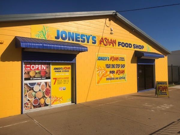 Jonesy's Asian Food Shop Front Store — Digital Printing in Mount Isa, QLD