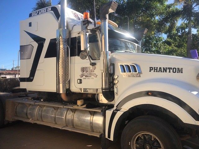 Gulf White Truck — Digital Printing in Mount Isa, QLD