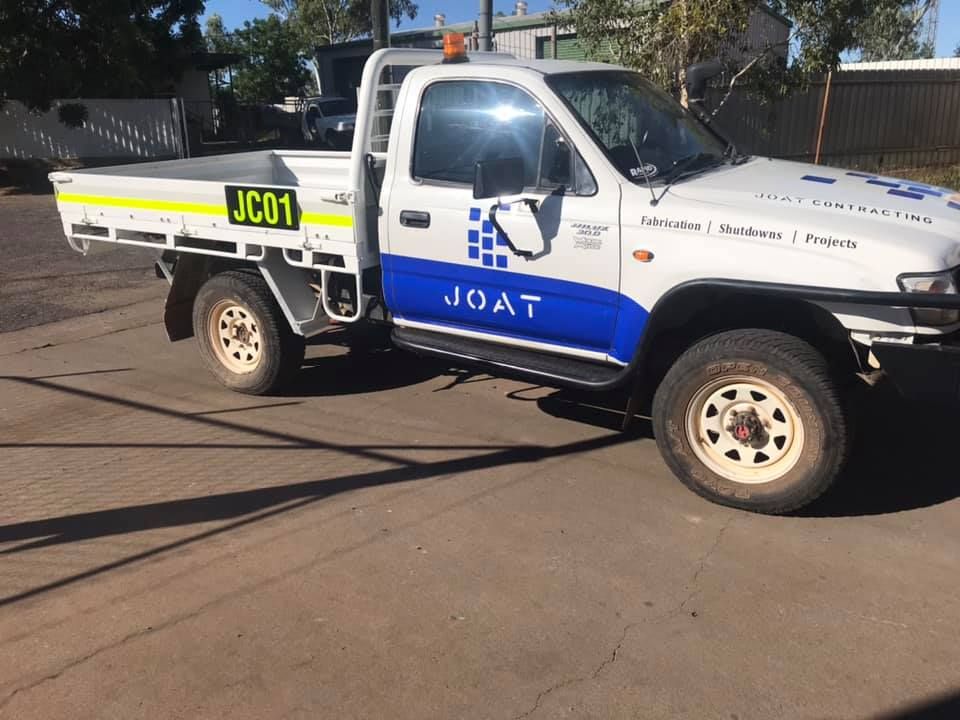 Joat White Truck — Digital Printing in Mount Isa, QLD