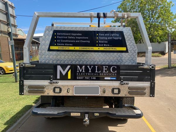 MYLEG Electrical Services Truck — Digital Printing in Mount Isa, QLD