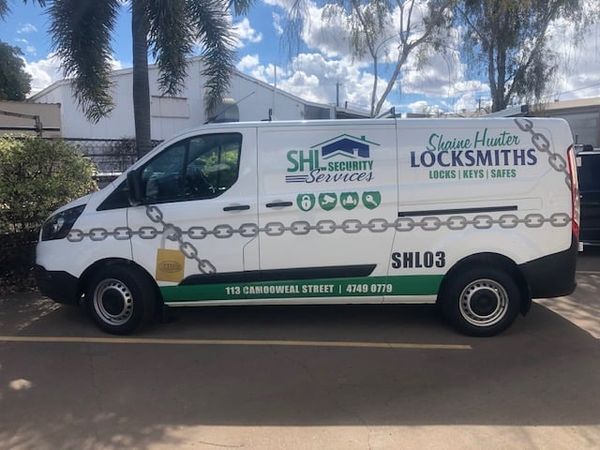Shaine Hunter Locksmith Van — Digital Printing in Mount Isa, QLD