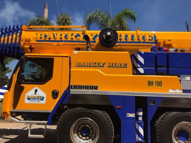 Barkly Hire Yellow Truck — Digital Printing in Mount Isa, QLD