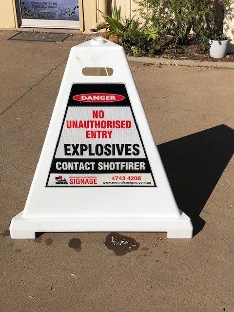 Danger Sign — Digital Printing in Mount Isa, QLD