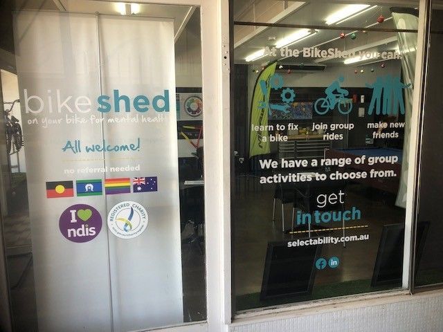 Bike Shed Front Store — Digital Printing in Mount Isa, QLD