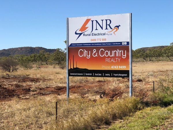JNR Rural Electrical PTY LTD Sign Board — Digital Printing in Mount Isa, QLD