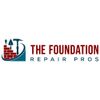 The logo for the foundation repair pros shows a brick wall and a hammer.