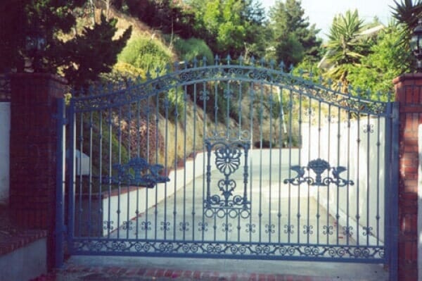 Blue Color Gate — B And C Welding And Iron Works in Garden Grove, CA