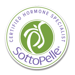 A certified hormone specialist logo for sottopelle