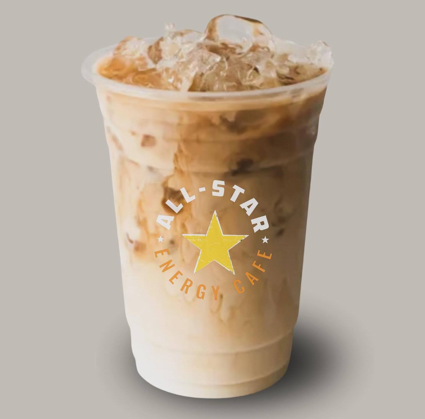 A cup of iced coffee from all star energy cafe