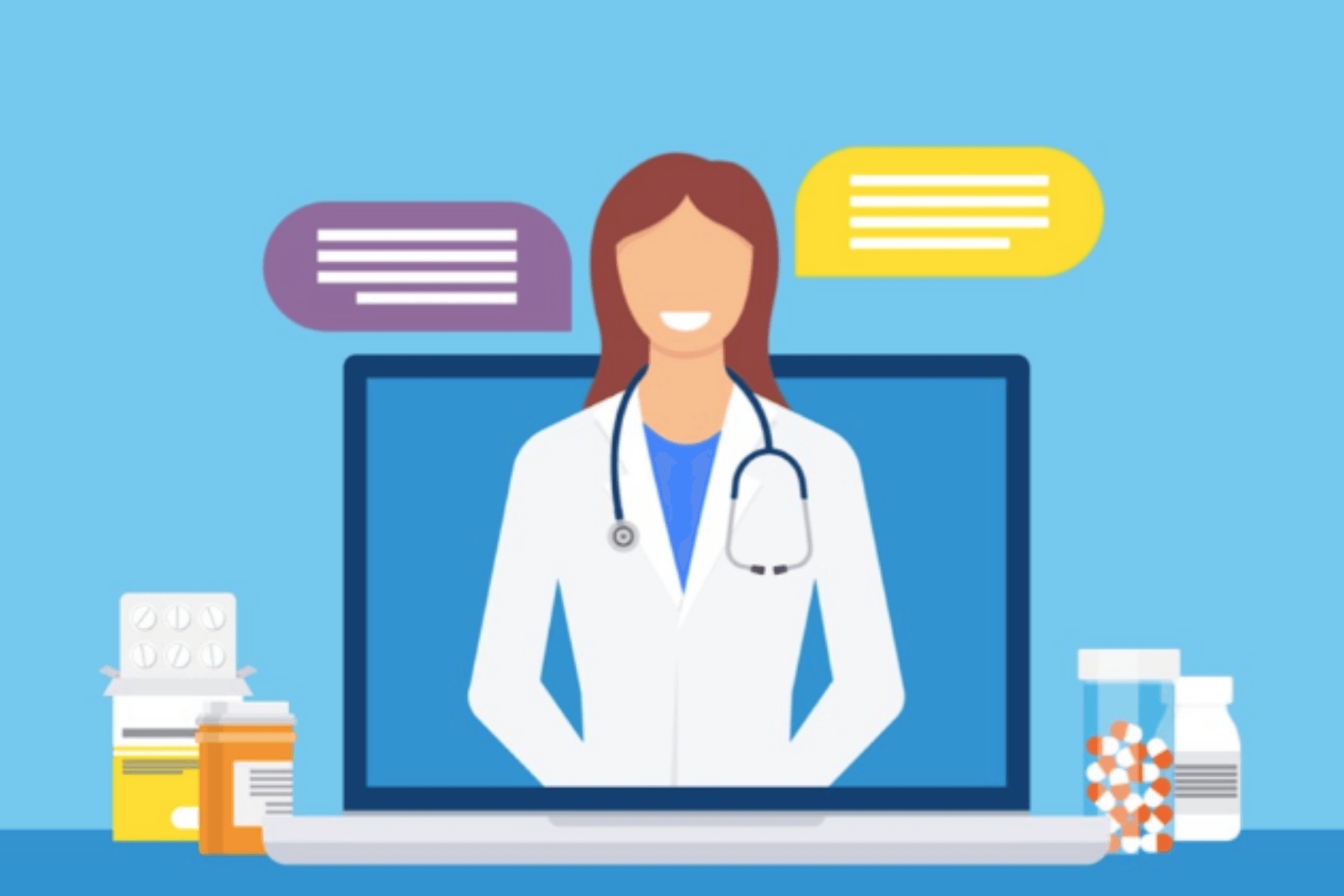 Patients embracing the growing trend of connecting with their doctor virtually.