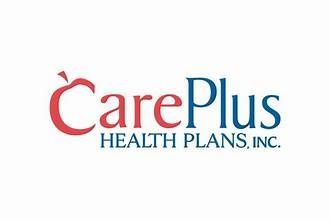 CarePlus Health Plans, Inc. logo: Red apple graphic over 
