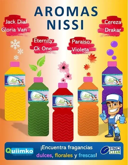 PRODUCTOS DE LIMPIEZA QUIIMKO  -  AROMAS NISSI