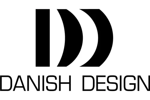 Zwart logo, een gestileerde 