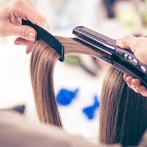 Hair Straightening Procedure — DFW Airport, TX — Hair Salon