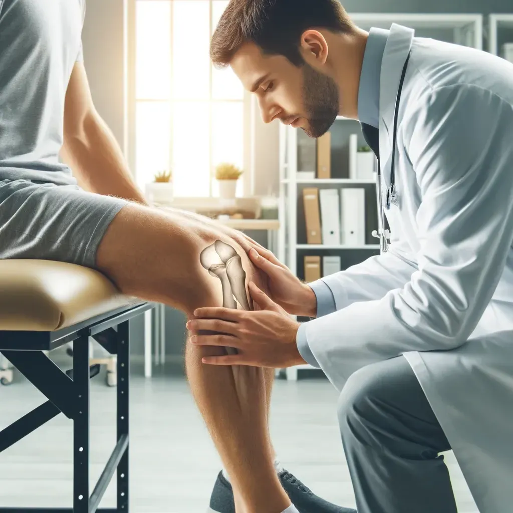 Visita di un medico ortopedico
