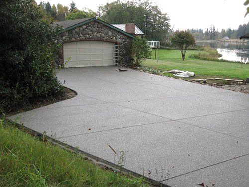 Completed Driveway - Ready mixed - Stanwood, WA