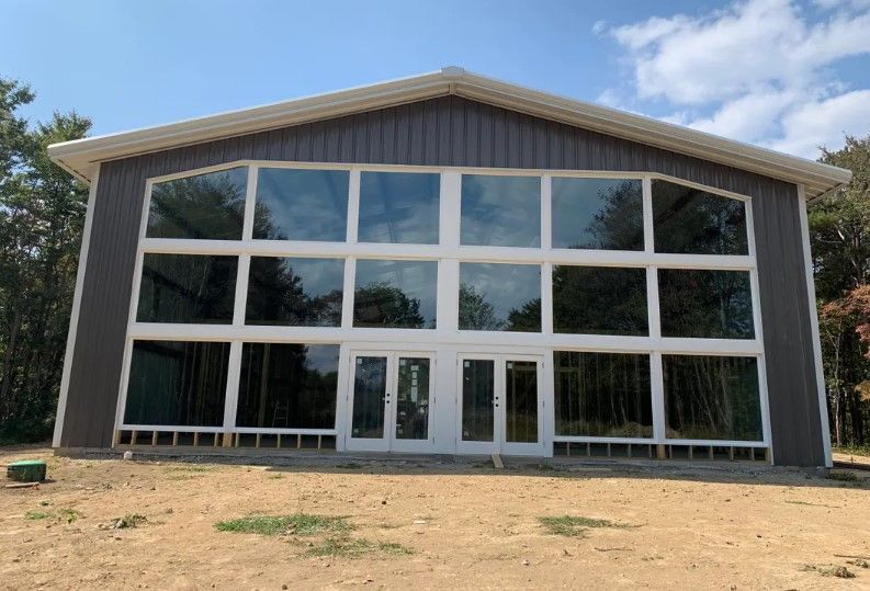 beautiful dark shaded windows