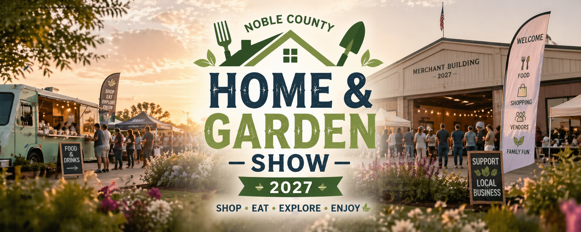 Noble County Home & Garden Show 2027 Banner