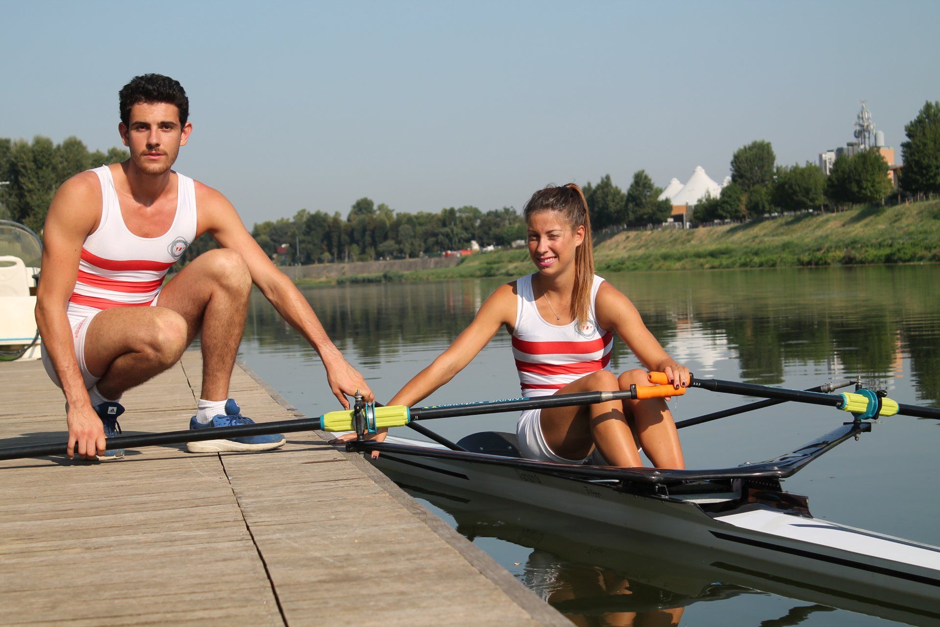 university students members of the Florentine Rowing Association