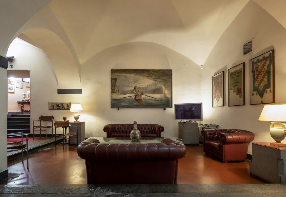 room at the headquarters of the company of rowers in Florence