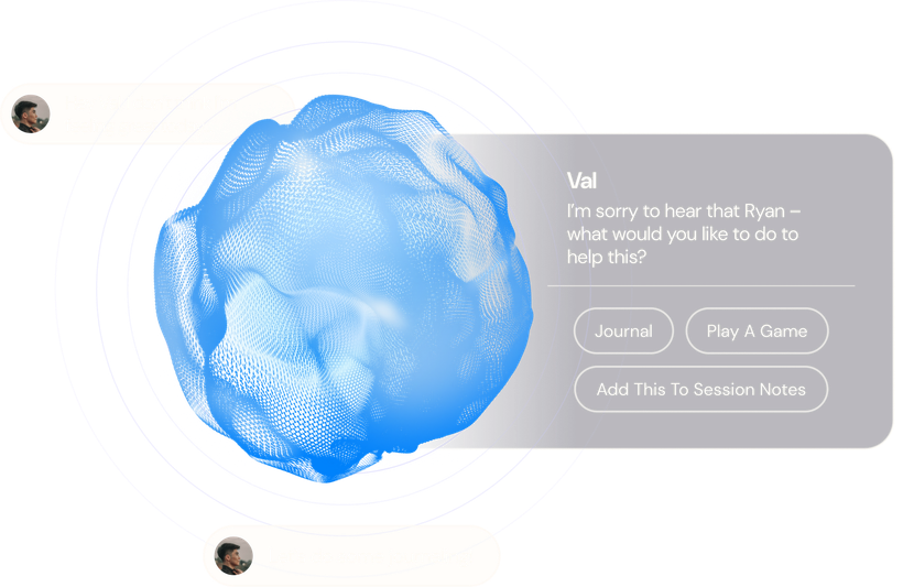 A blue sphere with buttons on it is on a white background.