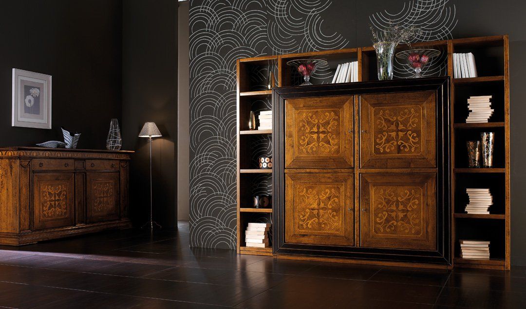 arredamento in legno per zona giorno