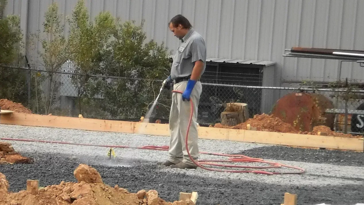 Protective Anti-Termite Spray in Action — Above the Rest Pest Solutions in Wagga Wagga, NSW