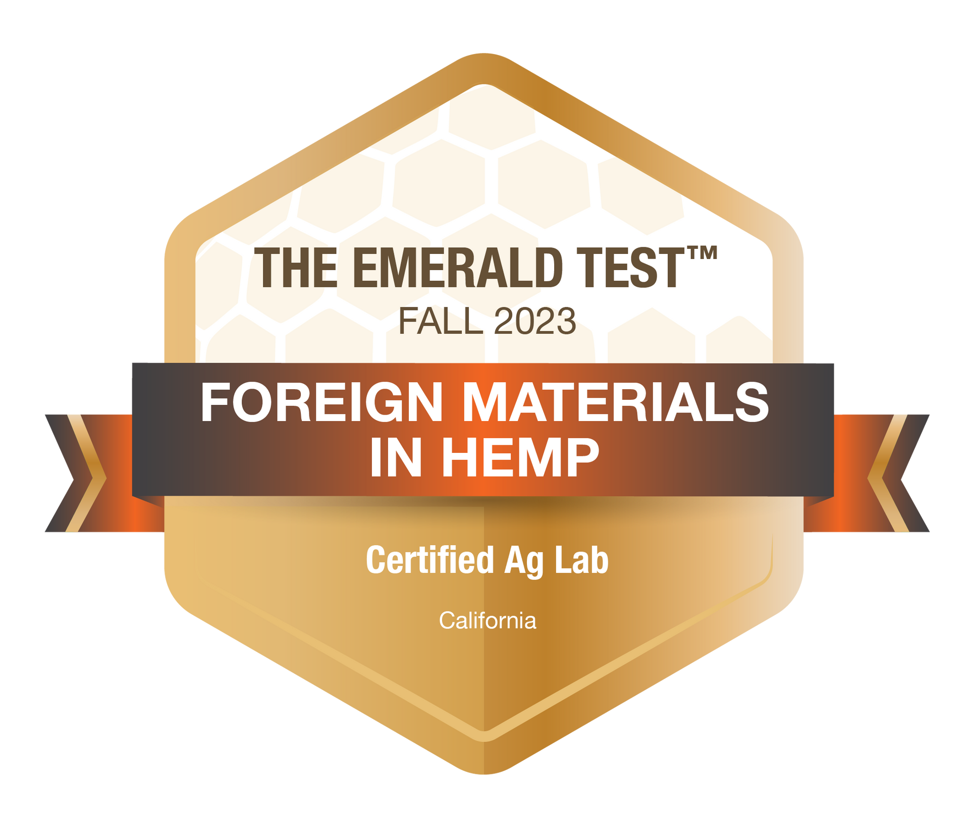 The emerald test fall 2023 foreign materials in hemp certified ag lab