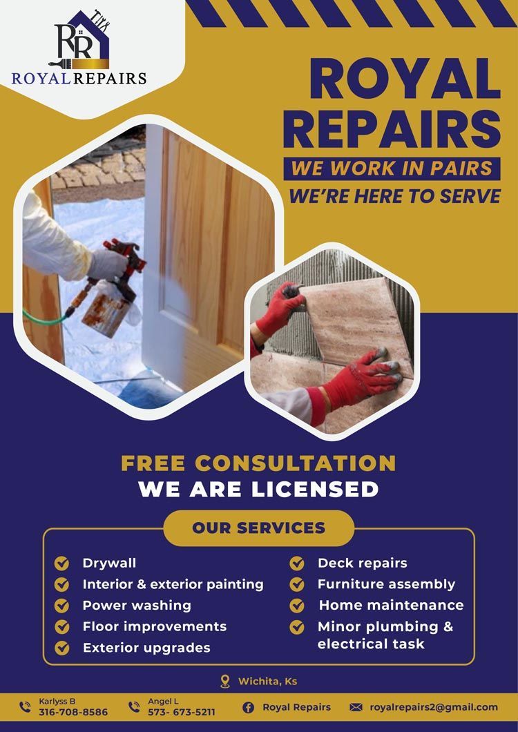 Royal Repairs - Flyer