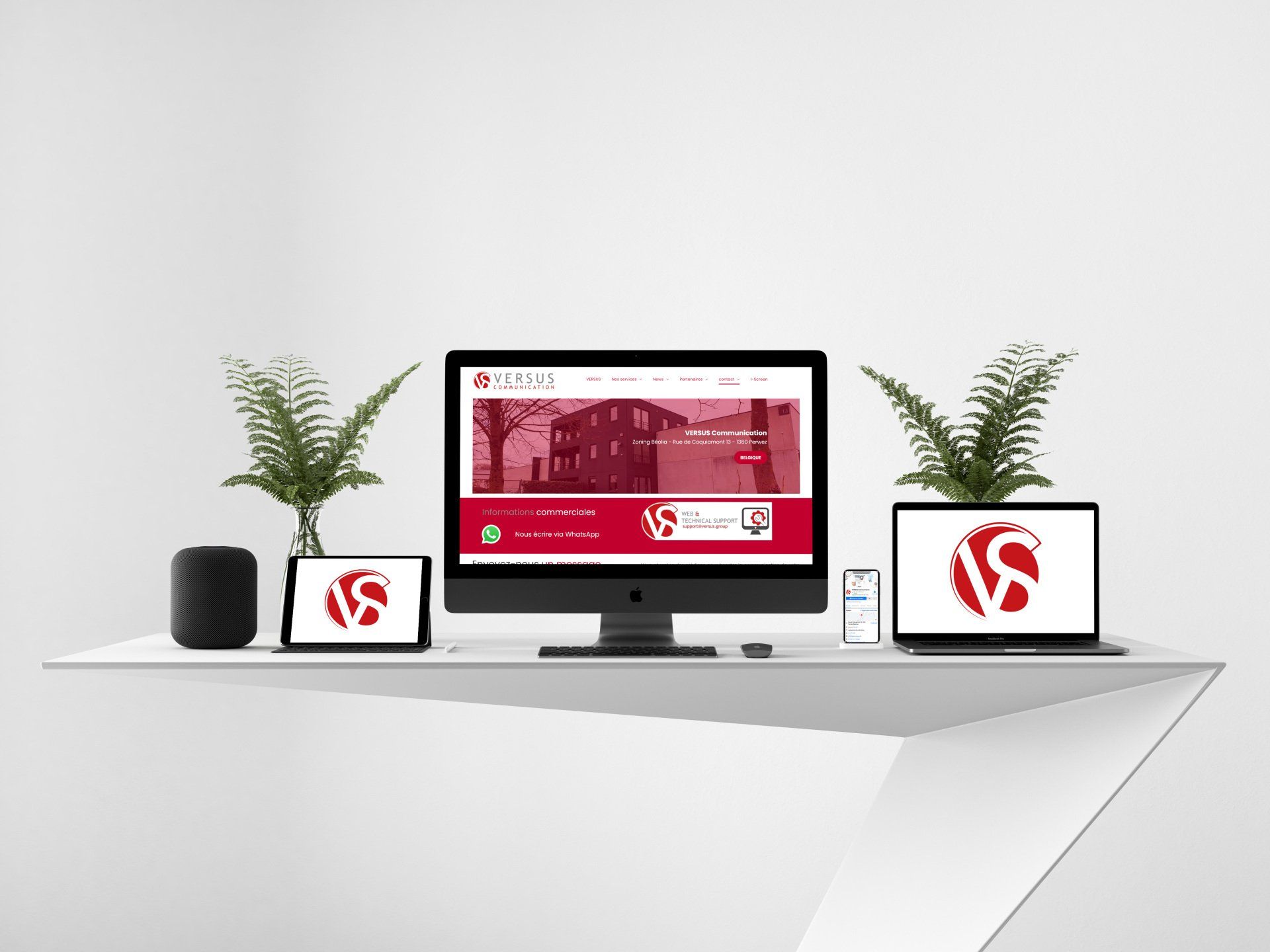 VERSUS Communication site web web developpement site vitrine