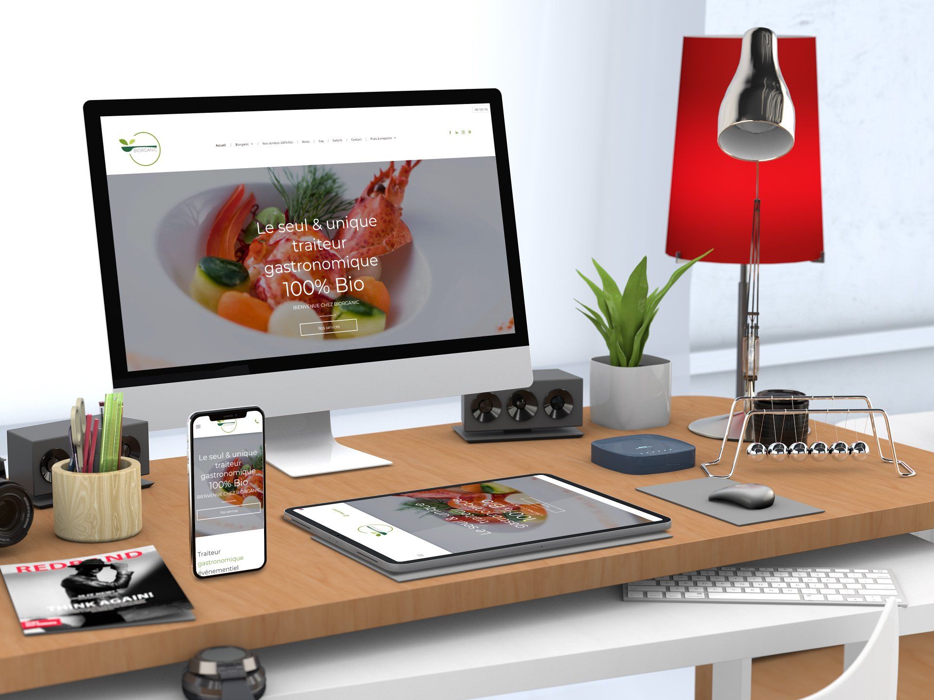 VERSUS Communication site internet Biorganic Forest