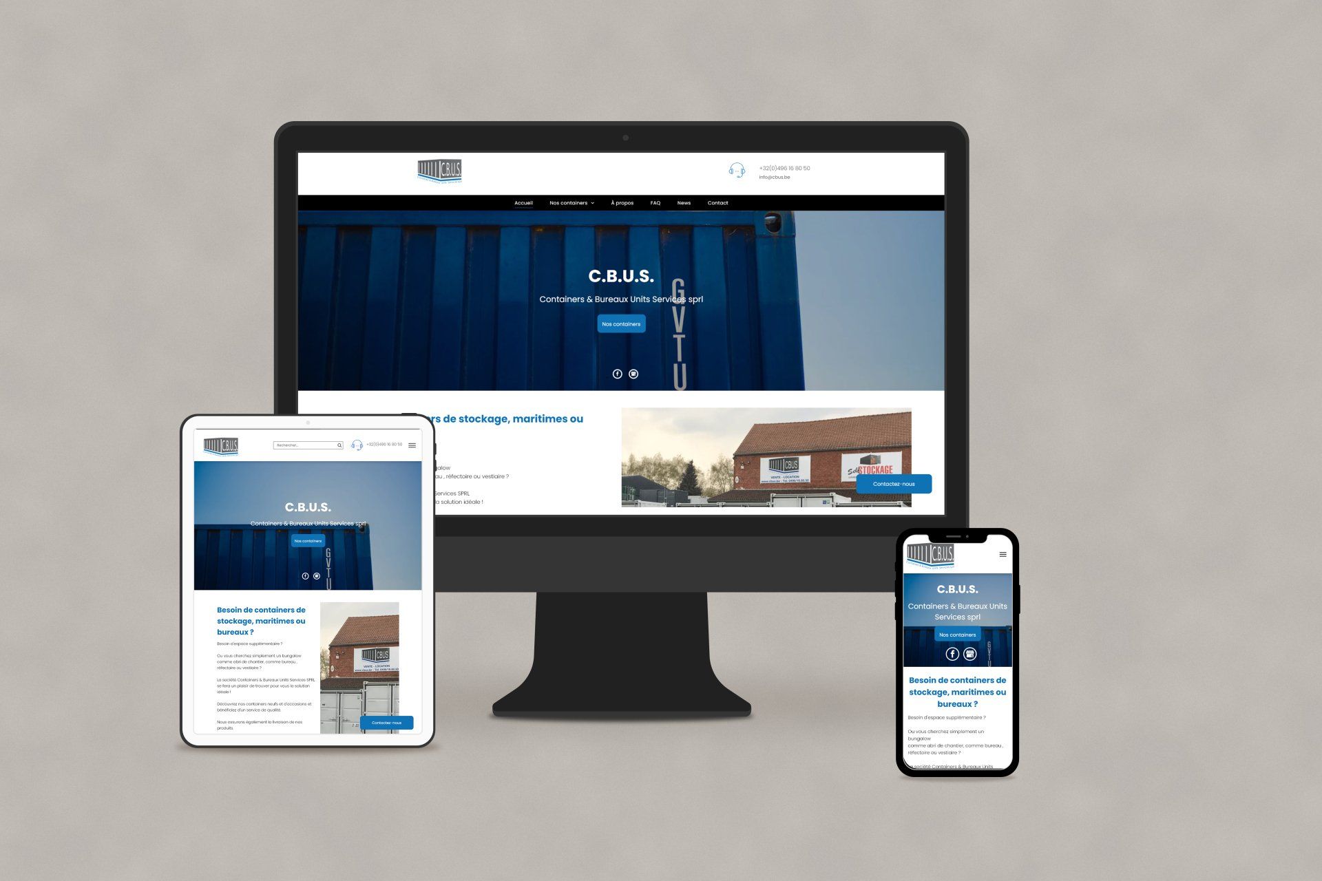 VERSUS Communication site internet Cbus Seneffe